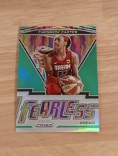 2021 Panini Prizm WNBA - Fearless Green Prizm #6 Chennedy Carter