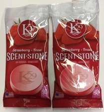 Scent Stones-K29 Keystone Air Freshener -Strawberry Scent  (2 Stones) Pastillas