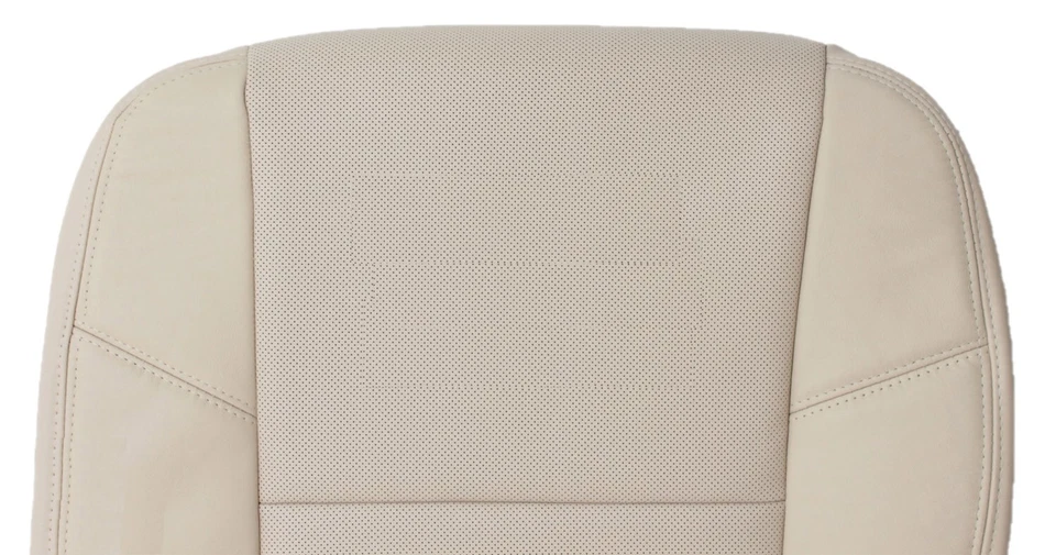 Cubiertas de asiento delanteras de cuero para Cadillac Escalade EXT EXV 2007 2008 nuevas en color tostado Foto 4 de 4