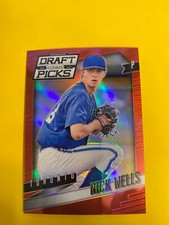 64636 	2014 Panini Prizm Perennial Draft Picks Prizms Red #17 Nick Wells #17/100