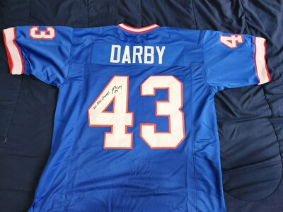 Matt Darby Buffalo Bills Autographed Custom Jersey COA