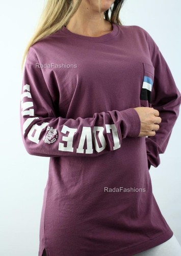 Secret PINK Shirt Tunic Crew Logo Tee 