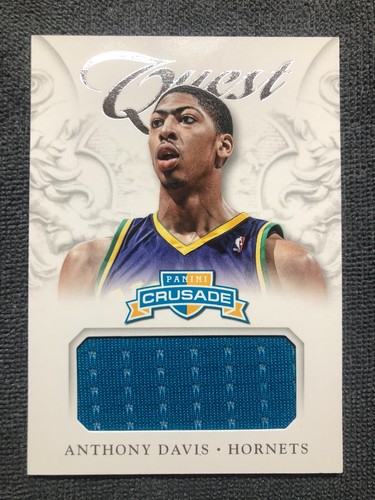 ANTHONY DAVIS QUEST GAME WORN PATCH RC ROOKIE 2012 Panini Crusade #35 - Picture 4 of 4