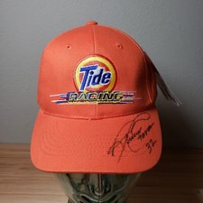 Y2K Tide Racing #32 Ricky Craven Signed Nascar Hat Cap Orange Autographed New