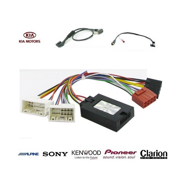 Faisceau commande au volant Kia Sorento 2013 pour connecter un poste Alpine