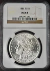 1881-S Morgan Silver Dollar - NGC MS63 - ✪COINGIANTS✪