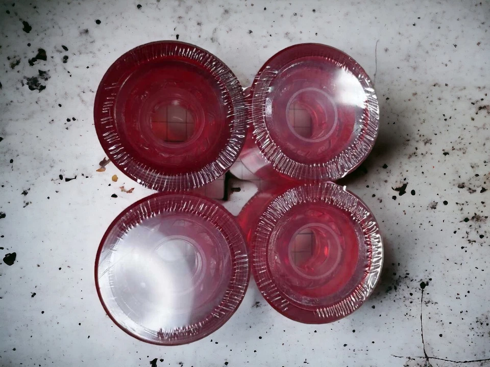 Rueda de monopatín SEISMIC 3dm 80a rojo claro 62 mm × 45 mm con núcleo rara sin usar JP Foto 3 de 4