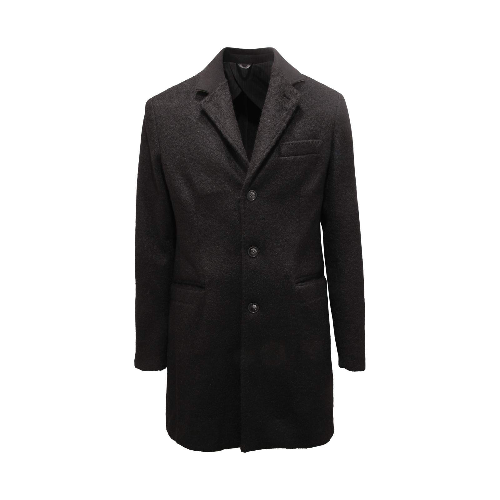 5254AR мужское пальто cappotto uomo IMPERIAL черного цвета 32690₽