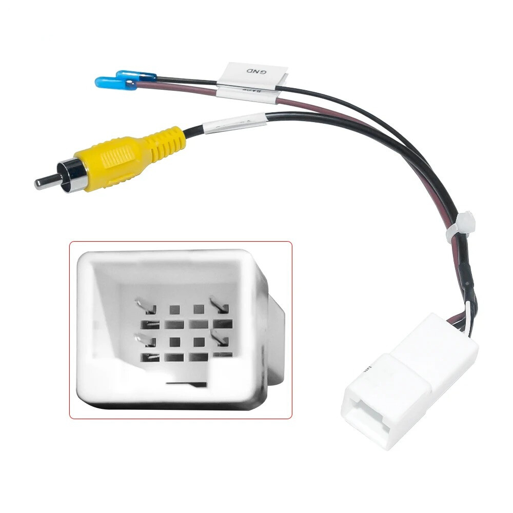 TheCoolCube Reverse Camera Adapter Fakra To RCA Reversing Parking Cable Compatible With Benz A/B/C/CL/CLC/CLS/E/GL/M/R/Sl/SLK/SLR Class Volvo S90/S80/S40 V30 V40 V50/S60/V60/XC90/XC60/XC70