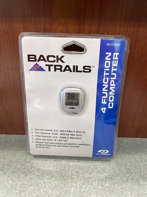 Back Trails 4 Function Computer PTI Sports Distance Speed Tracker Timer SEALED