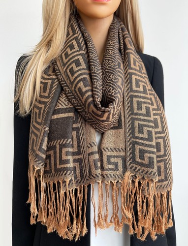 Large Pashmina Scarf Wedding Shawl Wrap Long Leopard Print Paisley Floral Animal - Picture 768 of 778