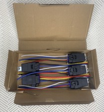 5 Pack 12V DC 40/30 AMP Waterproof Relay Harness Tinned Copper Wires 5-PIN SPDT