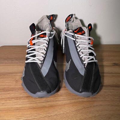 Men Size 6 - Nike React WR ISPA Black / Metallic Silver / Gunsmoke