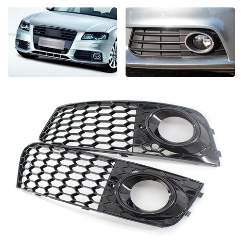 Für Audi A4 B8 2009–2012 Stoßstange Nebelscheinwerfer Waben Gitter Kühlergrill - Bild 5 von 14