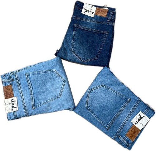 Men' Jeans Slim Fit Stretch Denim Leg Trouser Pants UK Waist Sizes Soft Regular - 第 15/43 張圖片