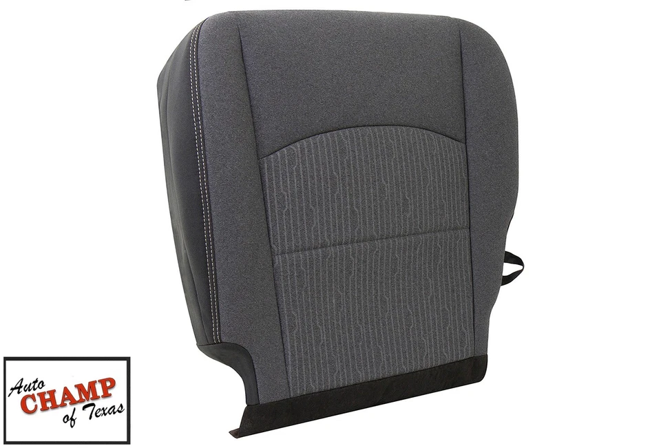 For 19-24 Dodge Ram 4500 5500 Tradesman Driver Bottom Cloth Seat Cover Dk Gray - Image 2 of 4