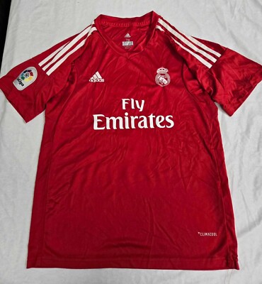 Adidas Fly Emirates Climacool Jersey Red Size 28 | eBay