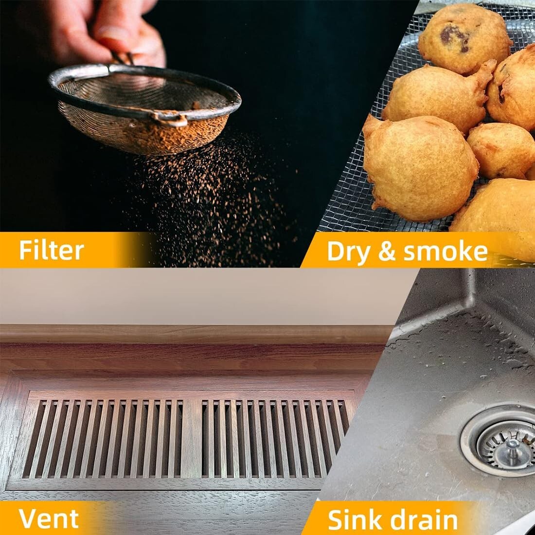 Wire Mesh Sheet Stainless Steel Woven Wire 5 Mesh No Rust Meshes Screen for DIY