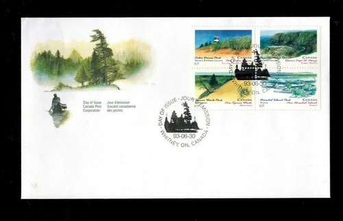 FDC-1780**Canada 1993**43c Parks OFDC ** Scott #1472-1475**Cachet