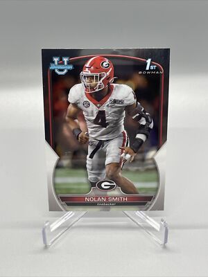 2022 Bowman Chrome U #33 NOLAN SMITH 1st Bowman - Philadelphia Eagles Rookie RC