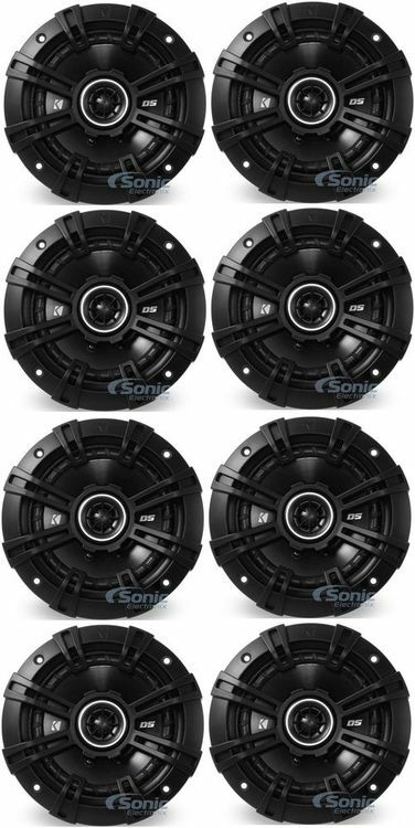 8 2-Полосные коаксиальные автомобильные аудиодинамики Kicker 43DSC504 525 100 Вт RMS серии DS 4649000₽