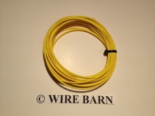 16 GAUGE GXL YELLOW AUTOMOTIVE WIRE - HIGH TEMP - 50 FT PRIMARY HOOKUP WIRE USA