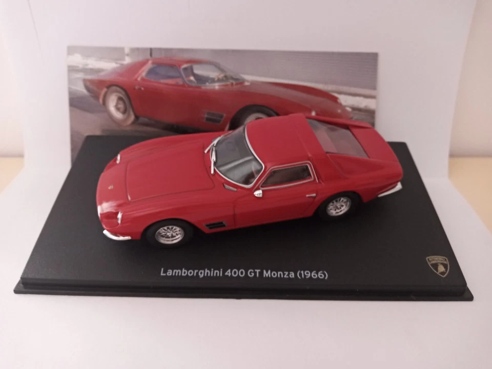 Lamborghini  400 GT MONZA 1/43 1966 NERI BONACINI no Espada Marzal  Ferrari RARA - Immagine 2 di 4
