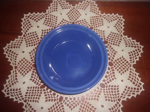 Longaberger Small Pie Plate - Cornflower - Picture 2 of 3