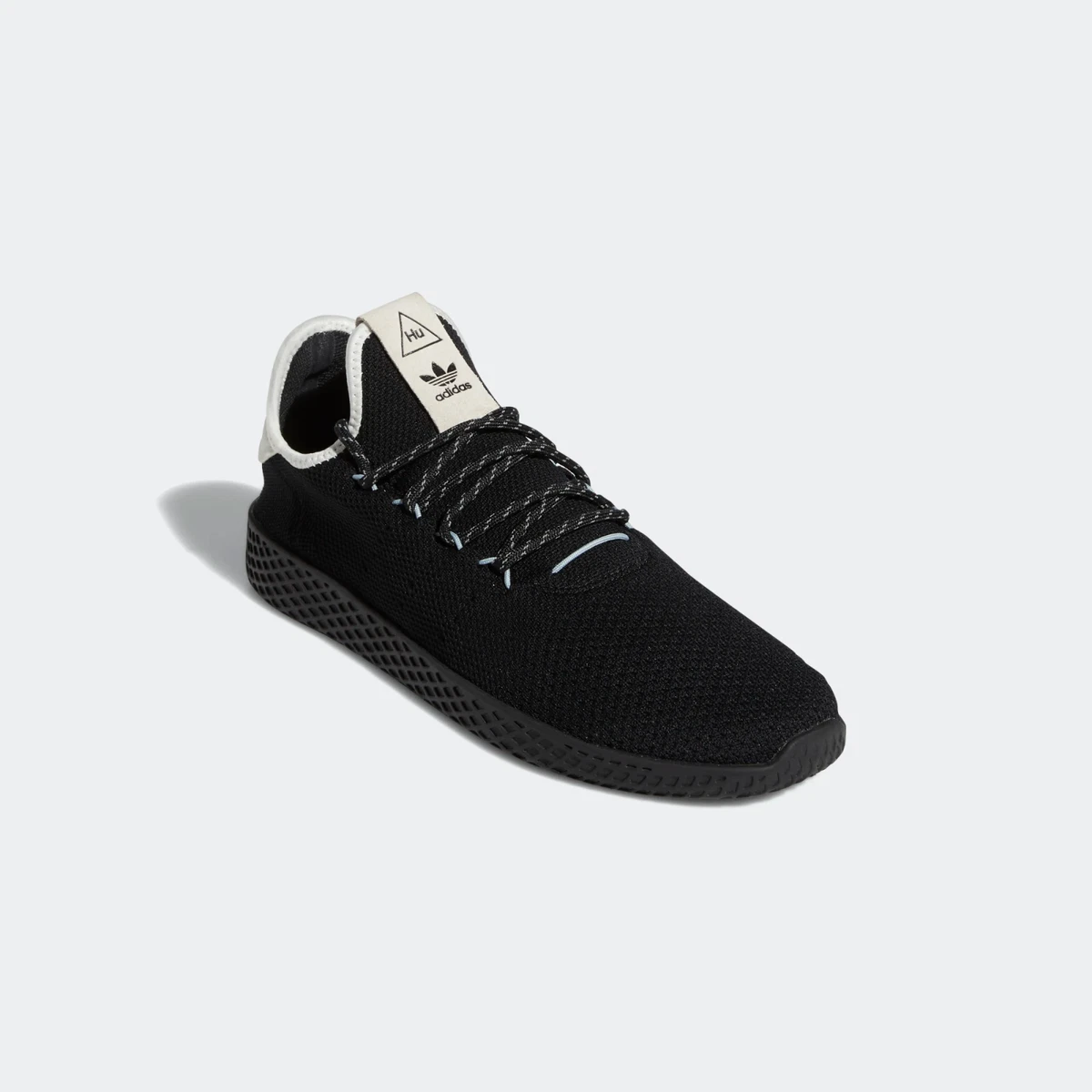 adidas Mens Pharrell Williams Tennis Hu Shoes in Black and White