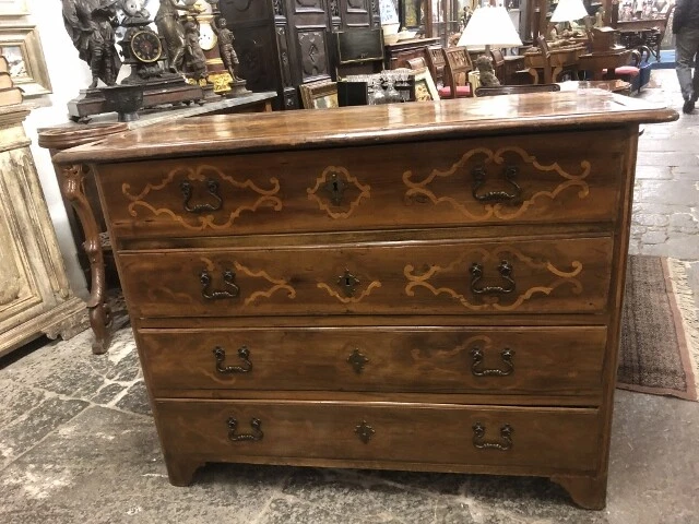 Antique Dresser Of 700 Piedmont Walnut Inlaid 22216 eBay