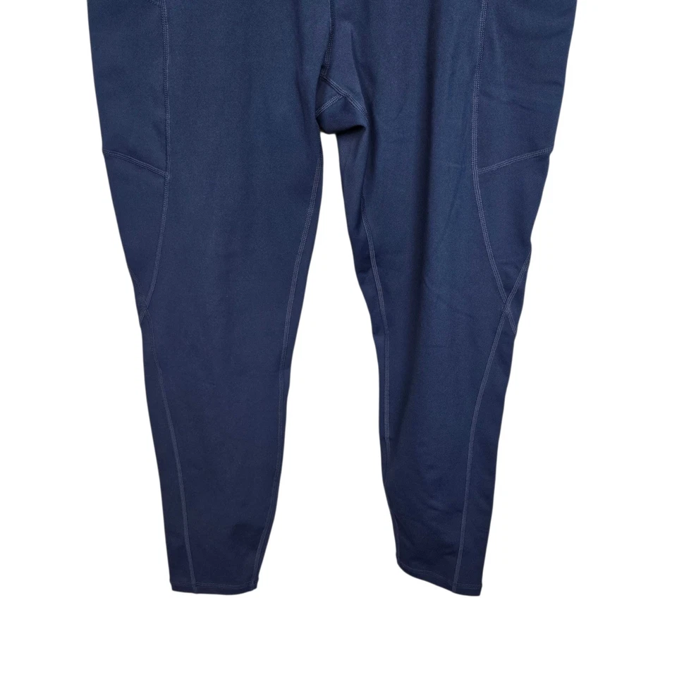 Ododos Mujer Azul Cintura Alta Polar Forrado Leggings Ropa Activa Entrenamiento Mujer L Foto 3 de 4