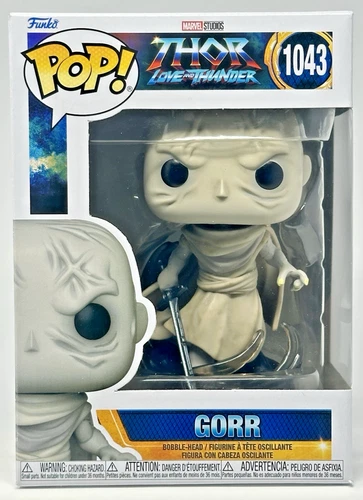 Funko Pop! Marvel: Thor Love & Thunder Gorr #1043 con protector - LEER