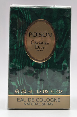 Christian Dior Poison Eau de Cologne 50 ml vintage , selten OVP in Folie
