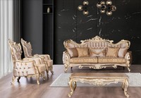 Luxus Set Garnitur Sofagarnitur 3+1+1 Sitzer Sofa Sessel Sofas Relax Wohnzimmer