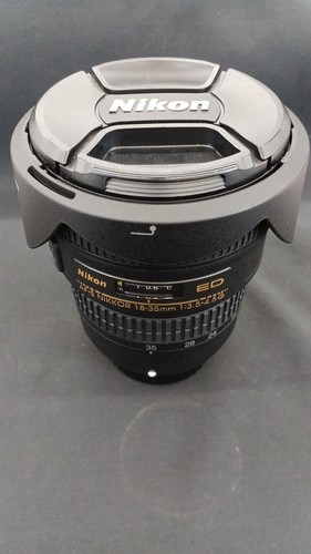 Lens model AF S ED 18 35mm f3.5 4.5 NIKON