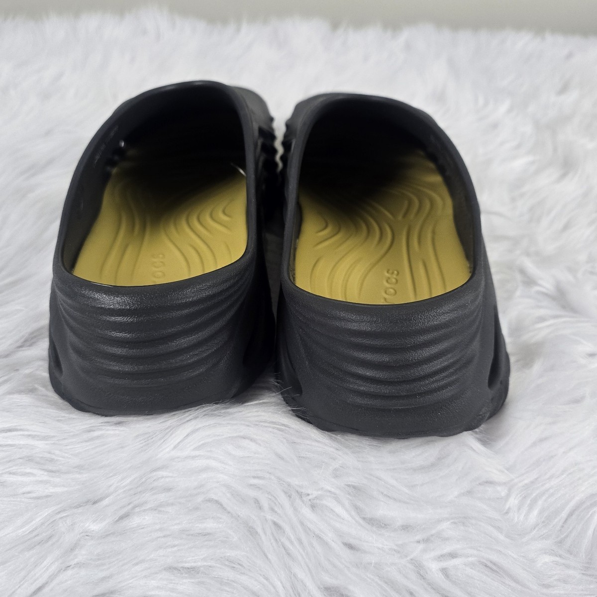 Crocs Echo Wave Black Sand 210521-0LD Men Size 8 Women's 10 New