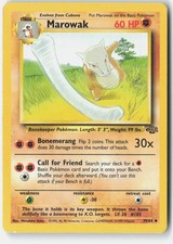 Marowak Jungle 39/64 Vintage Pokemon Card