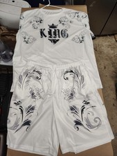 Mens Summer Outfit Sweatsuit Short Sleeve T Shirt  Shorts 2-Piece Set, 3XL