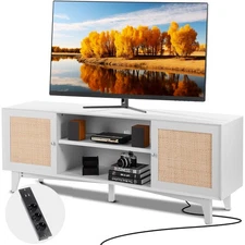 Uimoso TV Stand Entertainment Media Center for TV's up to 75" w/Storage Cabinets