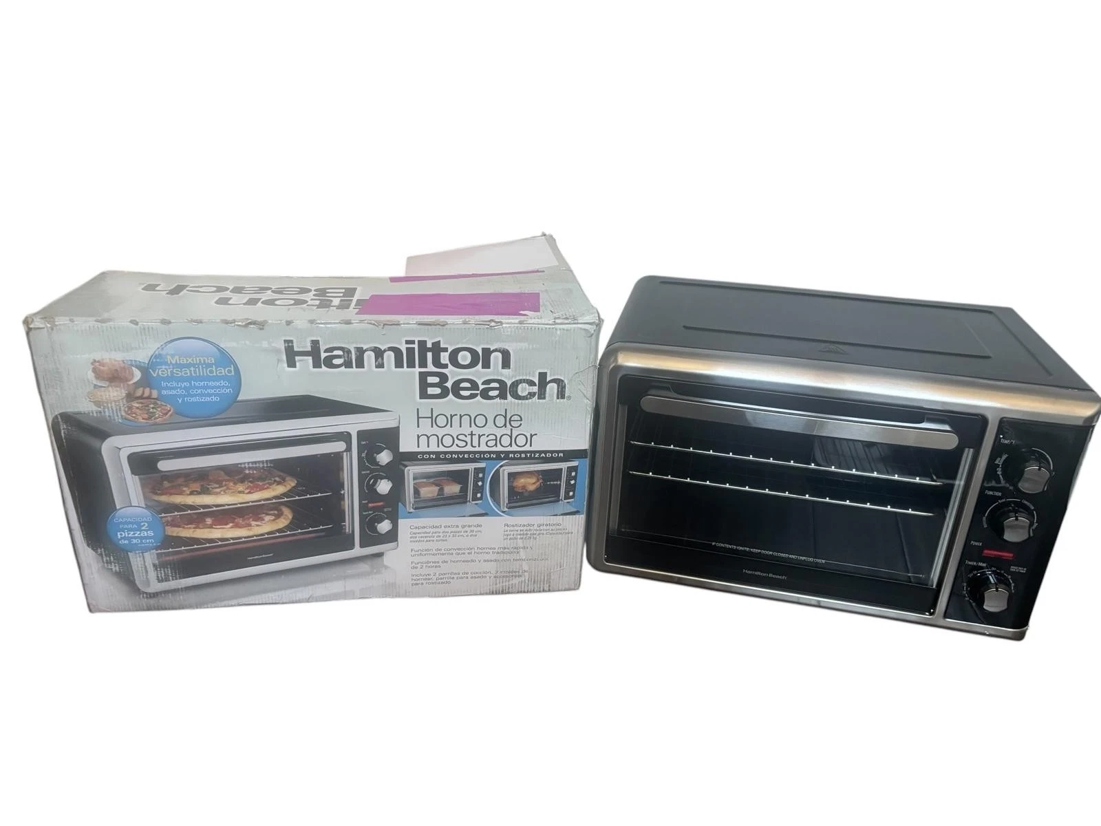 Hamilton Beach Countertop Convection Oven with Rotisserie 31105D
Opens in a new window or tab