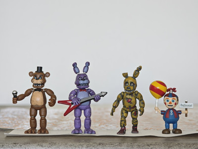 Five Nights at Freddy's Figuren-Set Freddy Fazbear Bonnie Springtrap Balloon Boy