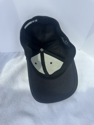 Under Armour UA Youth Classic Fit Cap Hat Black Small Medium Embroidered Logo - Picture 2 of 3