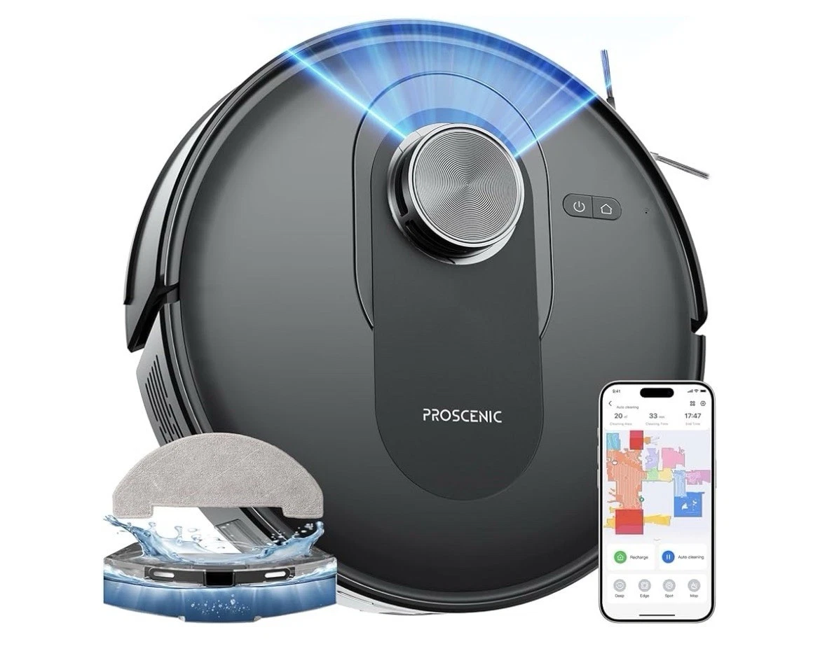 Proscenic Q8 Robot Vacuum Cleaner with Mop
