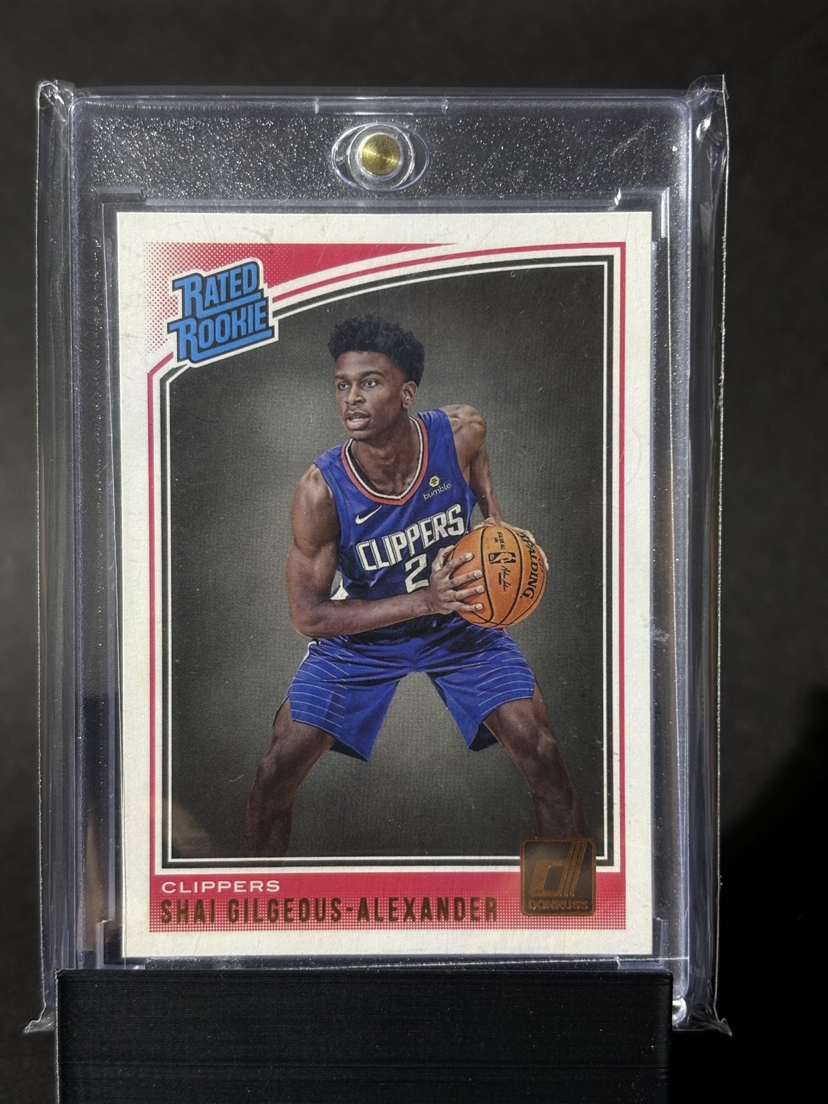 2018-19 Panini Donruss Rated Rookie Shai Gilgeous-Alexander #162 RC MVP Bronze