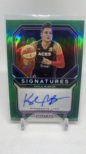 2021 Panini Prizm WNBA Kayla McBride Signatures Green Prizm #SG-KMB MN Lynx