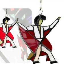 Dancing Pattern Handmade Acrylic Hanging Decor For Garden Yard  Room Decor