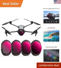 Upgrade 4 Pack ND/PL Filter Set Compatible with DJI Mavic 4 Pro, ND8/PL ND16/...