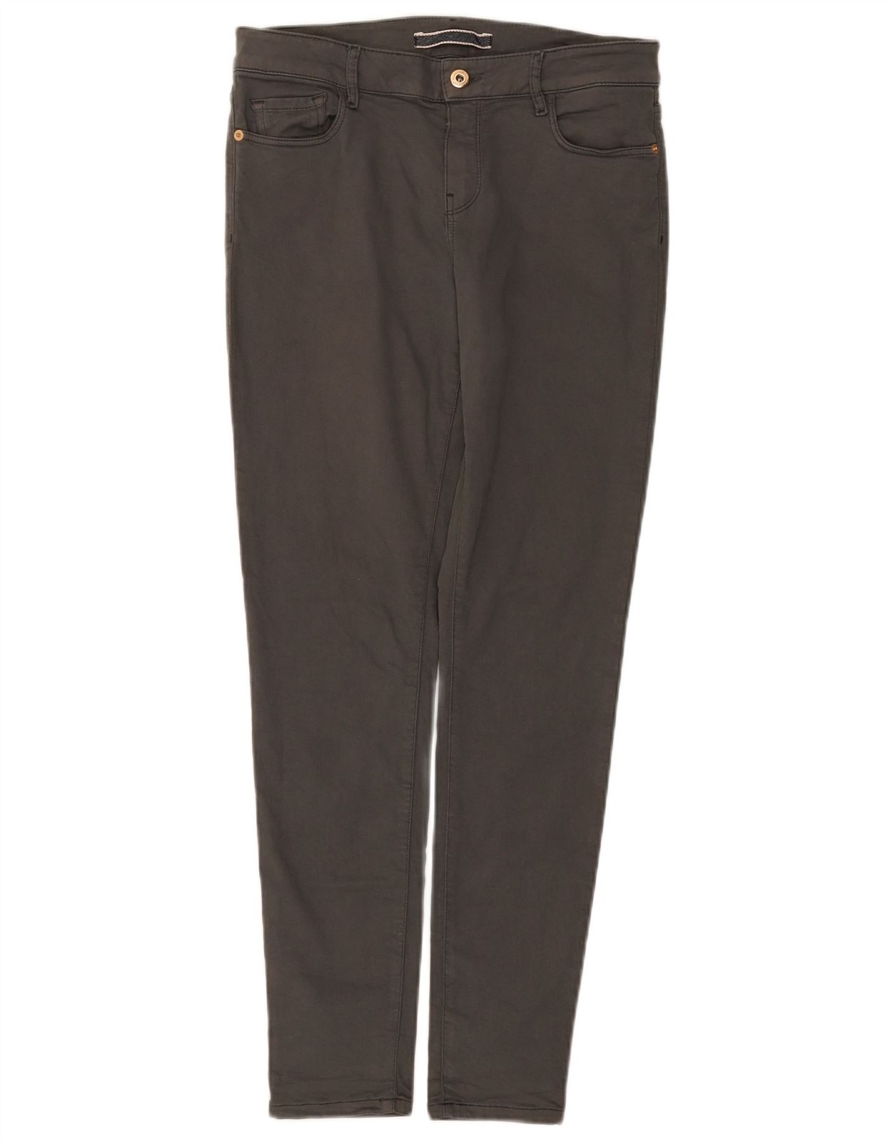 MASSIMO DUTTI Womens Skinny Casual Trousers EU 40 Medium W30 L29 Grey AG06