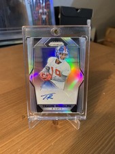 2017 Panini Prizm Travis Rudolph Silver Prizm RC Auto #RA-TR Giants