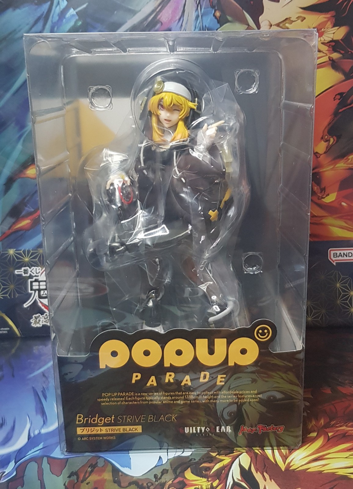 Bridget Guilty Gear Strive Figurine Pop Up Parade Statuette Manga Jeux Vidéo Noire